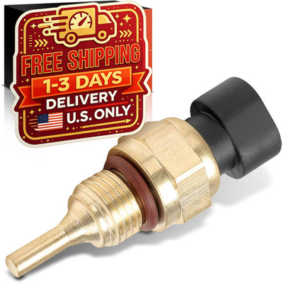 Engine Coolant Temperature Sensor 2-Pin 2011-2021 Ram 2500 3500 4500 5500 6.7L