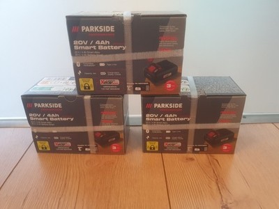 3x Parkside Performance Akku 20V 4Ah (PAPS 204 B1) NEU
