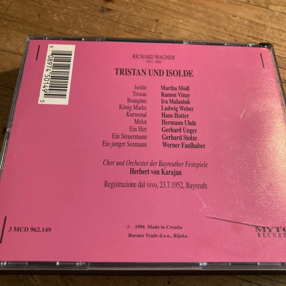 Tristan Und. Isolde - Karajan- Hotter Mödl- 09695 - Bild 4 von 4