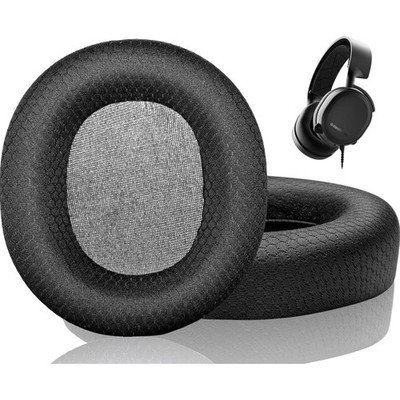 Ohrpolster Ersatz Schwarz für SteelSeries Arctis 1 3 7 7+ 9X Kopfhörer