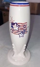 Homer Laughlin Fiesta Stars & Stripes 6 1/4” Bud Vase