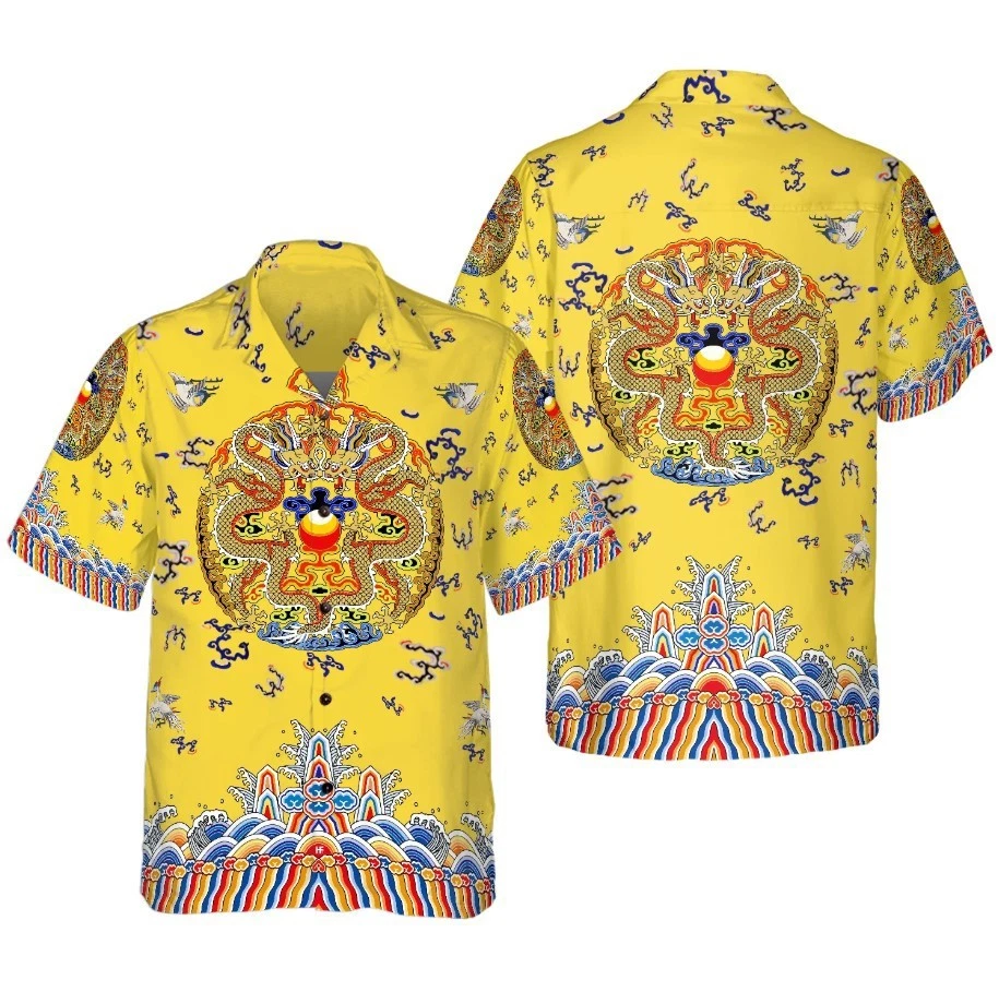 Emperor Chinese Dragons Royalty Hawaiian Shirt