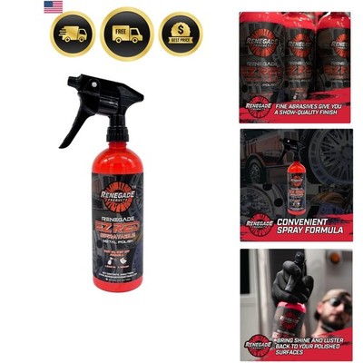 - EZ Red Sprayable Metal Polish & Cleaner for Chrome, Aluminum, and Stainless...