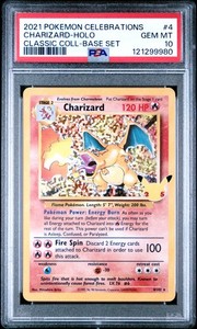 2021 Pokemon Celebrations Charizard Holo Rare 4/102 PSA 10 GEM MINT 💎