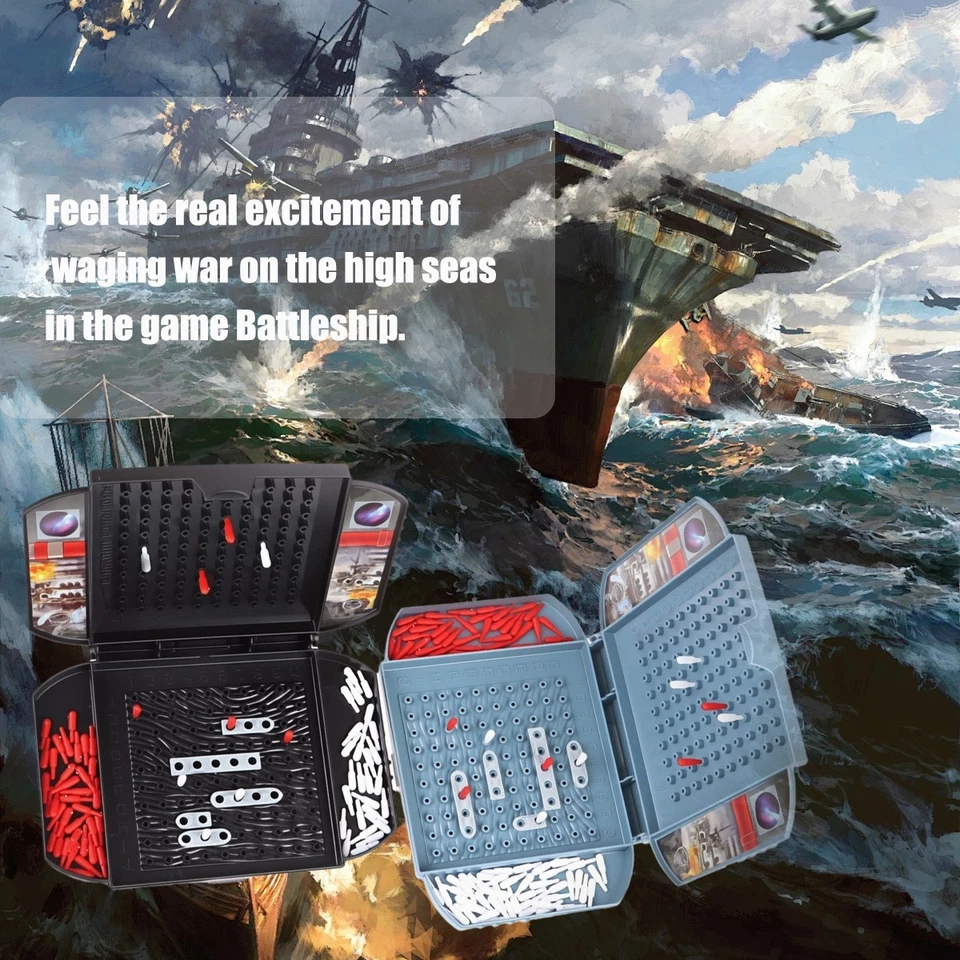 Battleship The Classic Naval Combat Strategy Board Games Board Parent-child Fun - Image 4 of 4