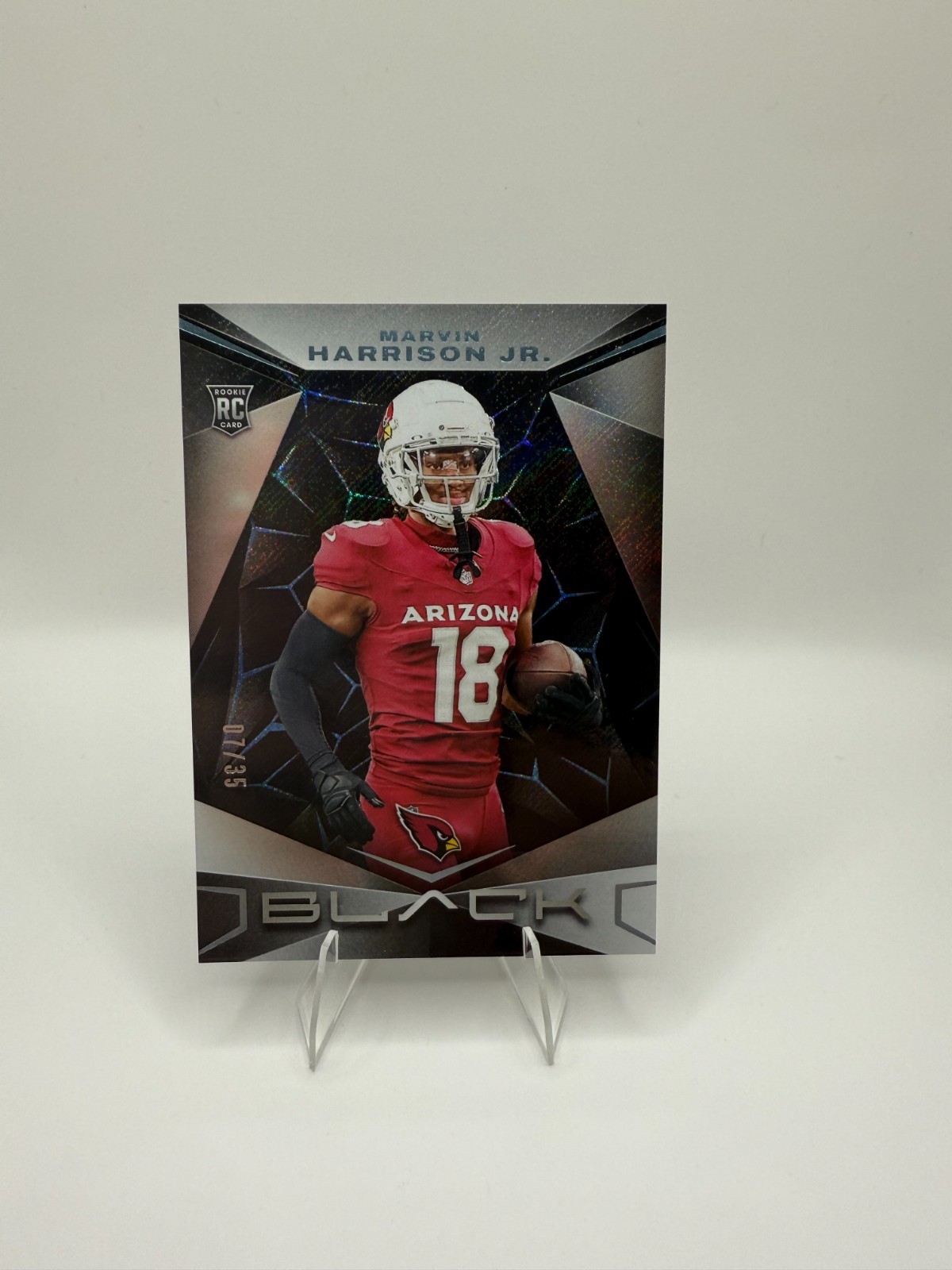 2024 Panini Black Marvin Harrison Jr. Rookies Sapphire RC #/35 #175