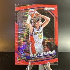 2025 WNBA Prizm Nancy Lieberman Red Pulsar Prizm /299 Mercury