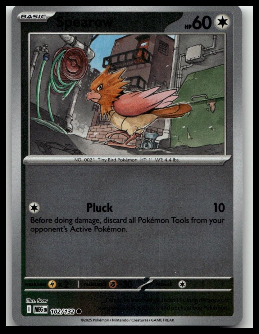 Spearow - Common ME01: Mega Evolution 102/132 NM