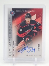 BRADLY NADEAU 2024-25 UD ULTIMATE COLLECTION ROOKIE AUTO /299 #143 Q6786