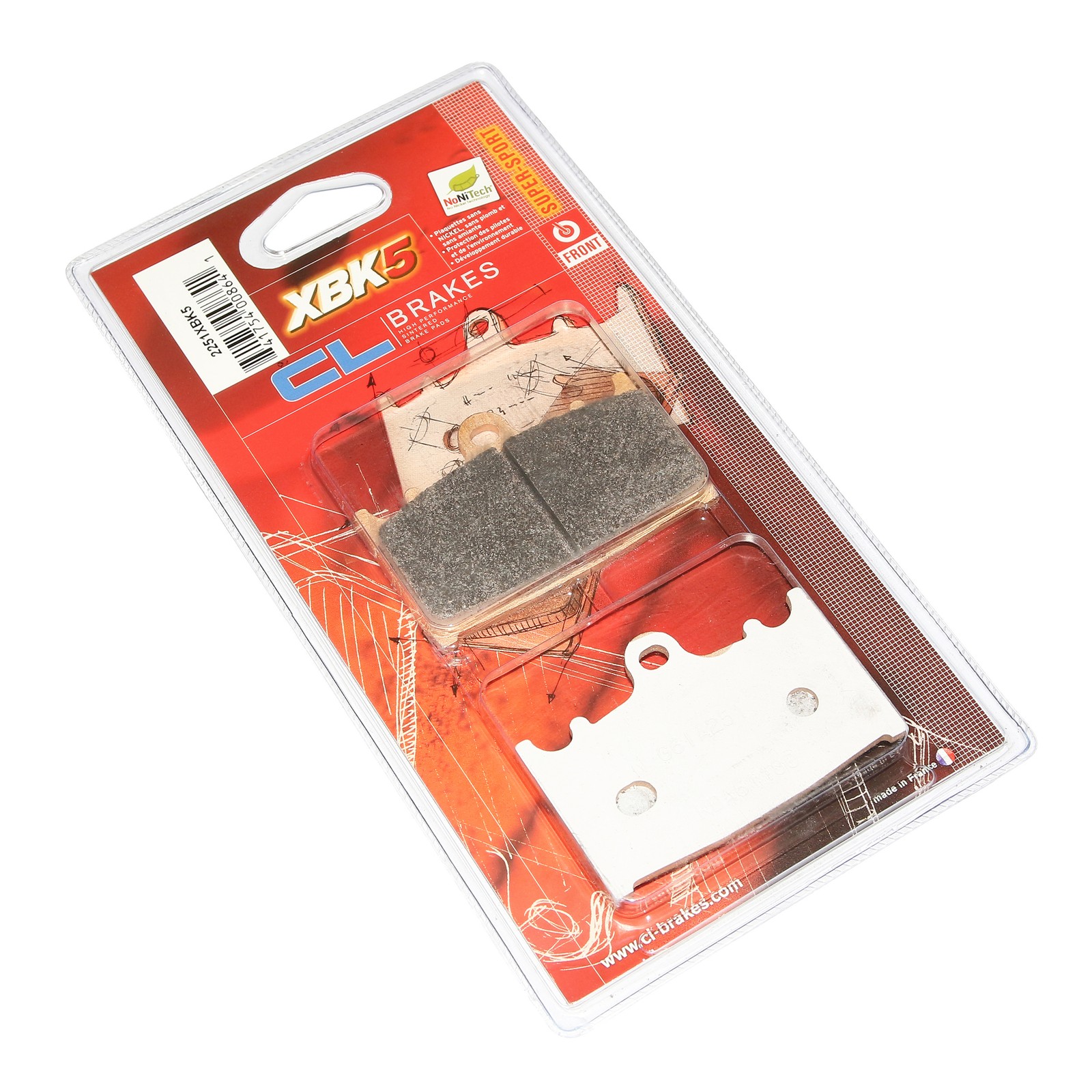 Plaquettes de frein CL Freins Avant anti-bruit pour Kawasaki VN 2000 Vulc et ZX-6R