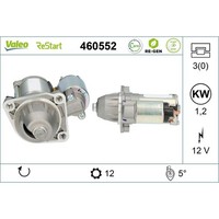 Anlasser Starter 12 V 1,2 Kw 12 ZäHne Valeo FüR U.A. Ford Kuga