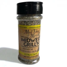 Mad Dog and Merrill Mid West Grill'n Citrus Twist Seasoning Rub Sodium Free