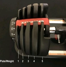 Bowflex SelectTech 552 Dumbbells Plate 1 Replacement Weight 1.5lb SERIES 2 ONLY 