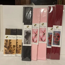 DCWV Petal Paper- 7. -19 x 36 inches-2- 10 x 49 inches  all new 