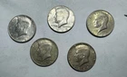 1968 D Kennedy Half Dollars  LOT OF 5 coins CIRCULATED CHECK MINT MARKS 🔥🪙