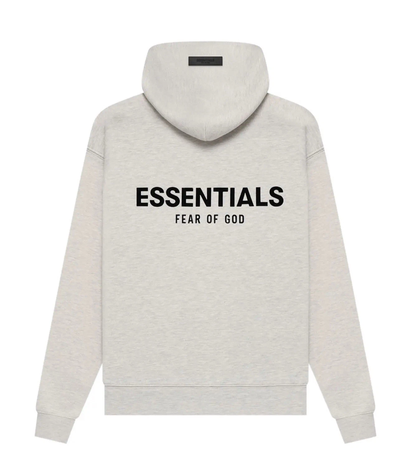 Felpa con cappuccio Fear of God da uomo taglia M Essentials "Light Oatmeal" FW22 *PREZZO AL PUBBLICO $ 100*