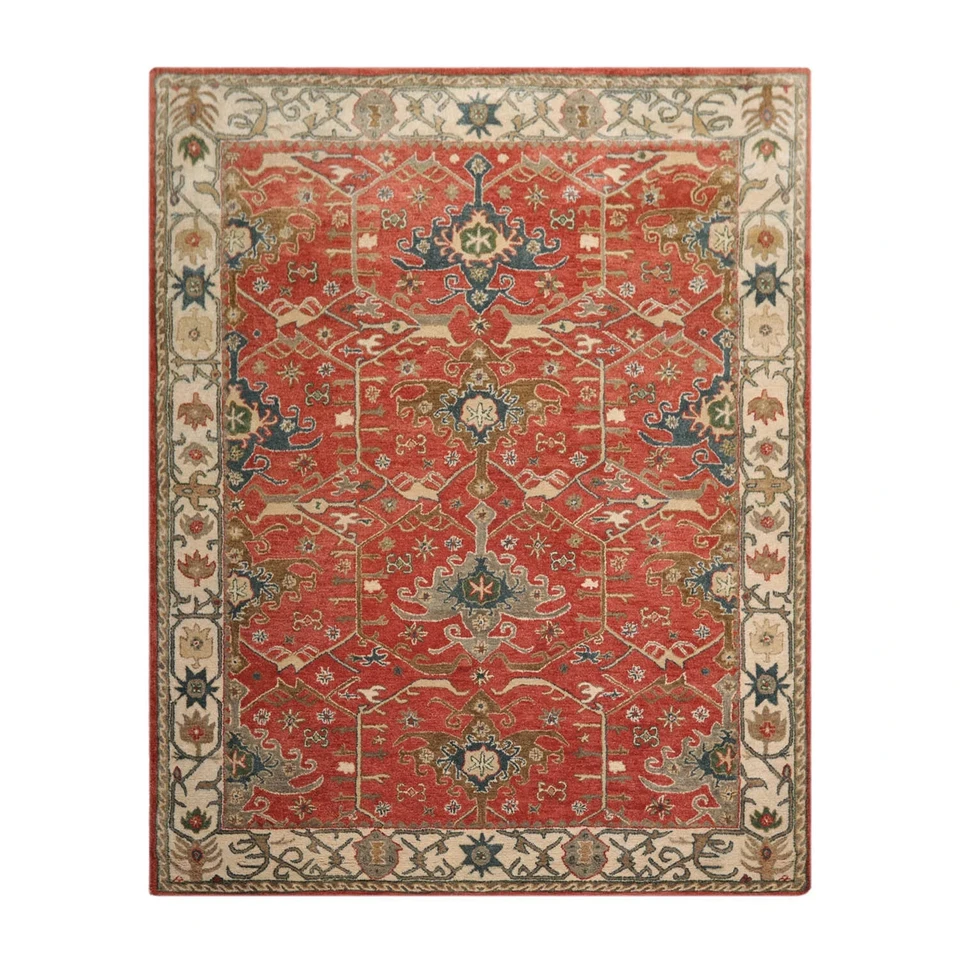 Pottery Barn Adeline Wool area rug | Hand made Rug | Designer Rug sale - Image 2 of 4