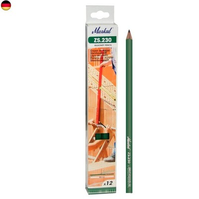 Markal 44092230 ZS 230 Maurer Bleistifte, 30 cm, graphit (12 Stück)