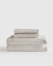 NWOT Quince Cal King 4pc Sheet set 2 pillowcases Organic Bamboo Sand