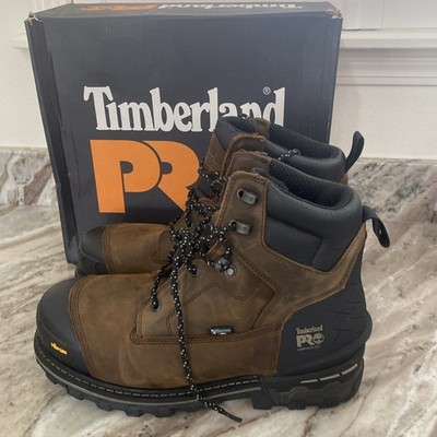 Men's Boondock HD Logger Composite Toe Waterproof Work Boot Sz 9.5 W Timberland
