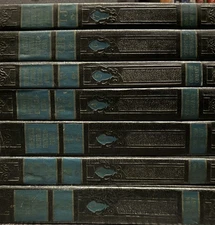 Vintage 1949 Compton's Pictured Encyclopedia and Fact-Index Complete 15-Vol Set