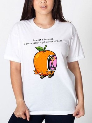 You Got A Fast Car T-Shirt lustig orange Auto Lowly Worm Buch Maskottchen Geschenk Shirt Top