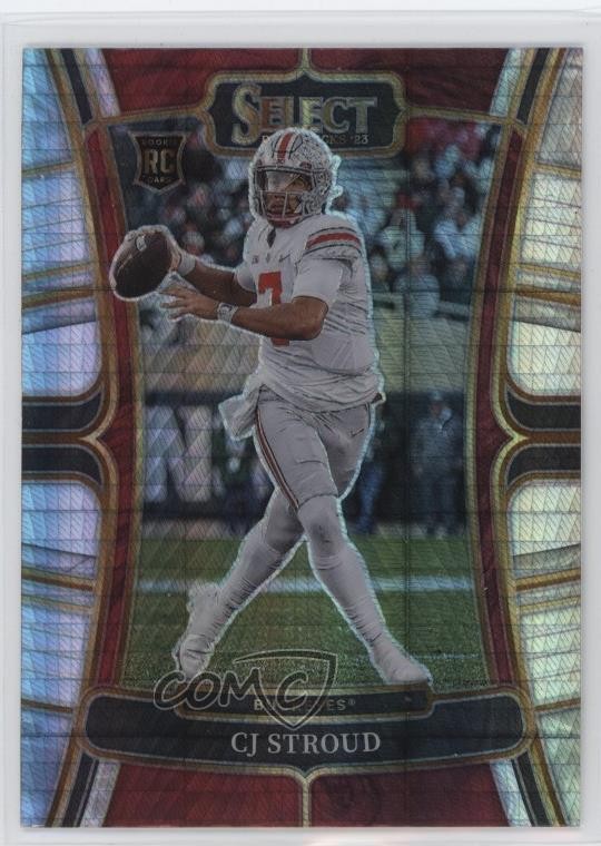 2023 Panini Select Draft Picks Concourse Hyper Prizm CJ Stroud #2 Rookie RC