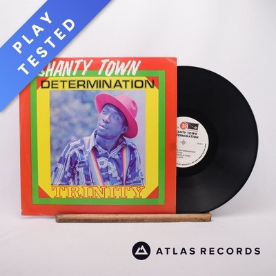 Trinity Shanty Town Determination A B Jamaica LP Album Vinyl Record - VG+/EX