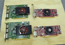 Lot of 4 NVIDIA Graphics Cards ATI Radeon HD 4550 Dell AMD Radeon 1322-00xx000