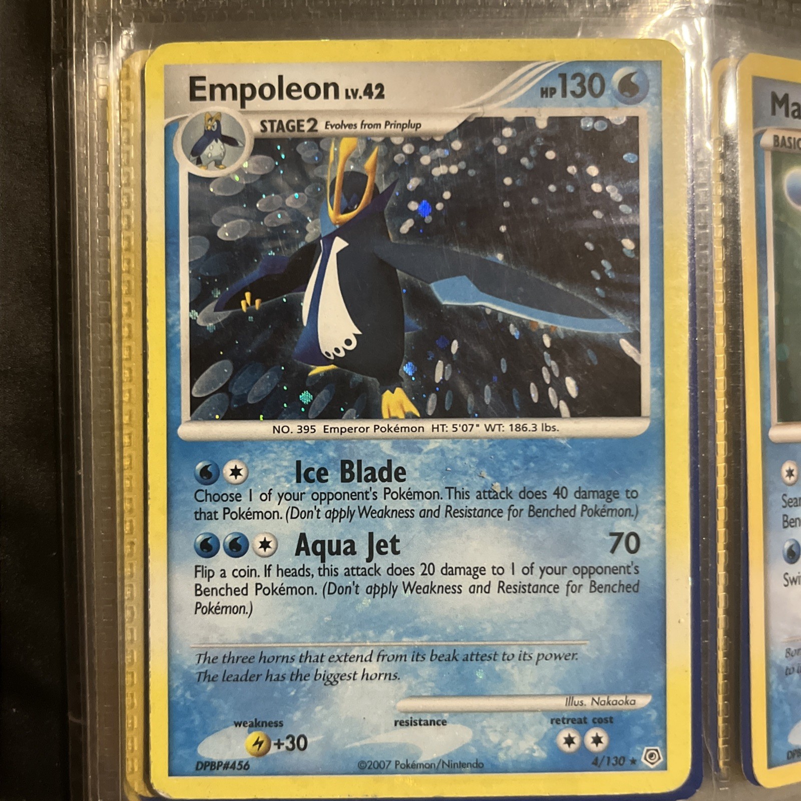 Pokemon Empoleon TCG Diamond and Pearl Reverse Holo Card 4/130