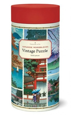 Cavallini 1000 Piece Puzzle, Japanese Woodblocks PZL/JW