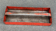 Snap-On KTA-3 Vintage Red Metal Tool Storage Tote Tray  Date Stamp 1959  USA