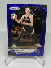 2024 WNBA Panini Prizm Blue Velocity Prizm SP Card # 78 MEGAN GUSTAFSON
