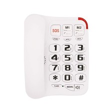 Big Button Phone for Elderly Home Corded for Seniors Landline with Picture Ca...
