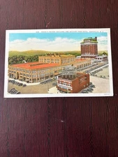 Grove's Arcade Building and Battery Park Hotel-Asheville-North Carolina-Postcard