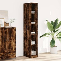 Kleiderschrank RäUchereiche 30X50X200 Cm Holzwerkstoff