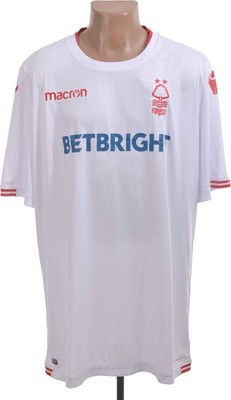 NOTTINGHAM FOREST 2018/2019 AUSWÄRTS FUSSBALLTRIKOT MACRON GRÖSSE 4XL ERWACHSENE NEU MIT ETIKETT