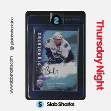 2007 UPPER DECK BE A PLAYER #S-BM BRENDAN MORRISON SIGNATURES AUTO