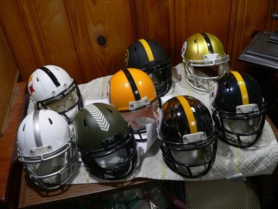 Steelers Mini Replica Football Helmets NFL Football Riddell