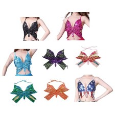 Pailletten Crop Top Outfits f&uuml;r Damen