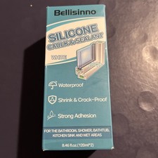 Acrylic Latex Self Adhesive Caulk Silicone Sealant Kitchen Sink Toilet Wall kit