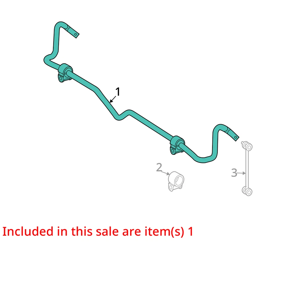 2005 Mercedes-Benz E-Class RWD Rear Stabilizer Bar OEM 93K Miles - LKQ423988829 - Image 4 of 4