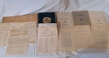 Vintage 1951-54 Naval Orientation Ephemera Lot