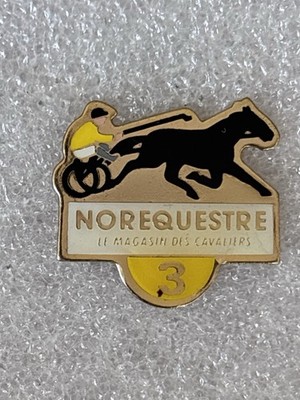 Pin s Horse Norequestre Le Magasin Des Cavaliers #3 Reiten Rennen signiert Höhepunkt