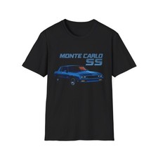 1984 Monte Carlo Ss T-shirt Chevy Muscle Car Retro Blue Graphic Tee 1984 Monte Carlo Ss T-shirt Chevy Muscle Car Retro Blue Graphic Tee