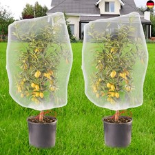 Pflanzenschutznetz - Vaktop 2 Pack Insektenschutznetz mit Kordelzug, Schutznetz