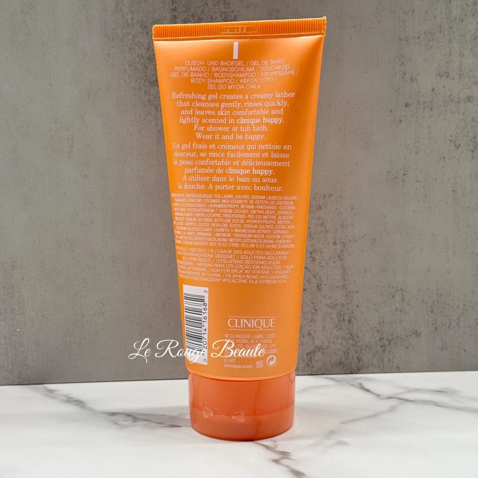 Gel perfume Clinique Happy Body Wash - tamaño completo 6,7 oz 200 ml Foto 2 de 2