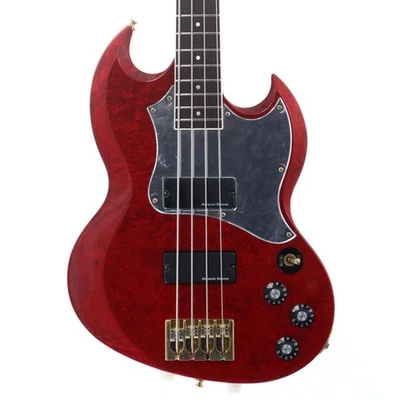 ESP Viper Bass Winter Metal Red Used Bass Guitar - image 1 of 4