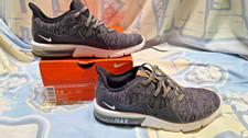 Nike Air Max Sequent 3 Zapatos 908993-011 Mujer Talla 7.5 JUVENTUD NIÑOS 6 Negro Gris