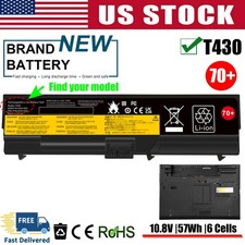 For Lenovo 70 ThinkPad Battery W530 L430 T430 T530 W530I T430I 0A36303 45N1001